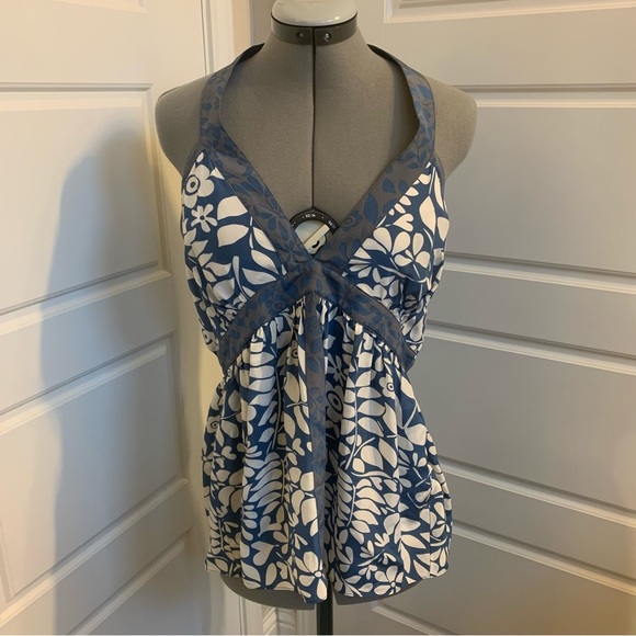 Walter Halter Style Floral Top in Silk, Size Large - Picture 1 of 6